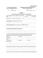 MẪU BIÊN BẢN Khám phương tiện vận tải, đồ vật theo thủ tục hành chính pdf