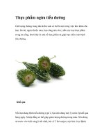 Thực phẩm ngừa tiểu đường pot