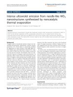 báo cáo hóa học: 