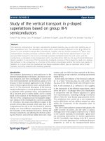 Báo cáo hóa học: 