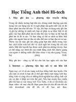 Học Tiếng Anh thời Hi-tech pot