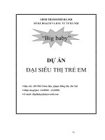 DỰ ÁN ĐẠI SIÊU THỊ TRẺ EM