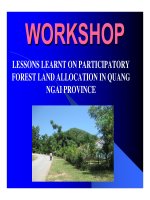 Báo cáo khoa học nông nghiệp 