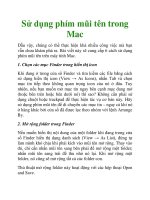 Sử dụng phím mũi tên trong Mac pptx