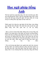 Học ngữ pháp tiếng Anh ppt