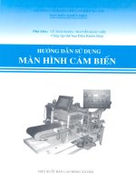Hướng dẫn sử dụng màn hình cảm ứng part 1 doc