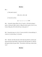 ĐỀ SỐ 11 Bài 1: a, Tính nhanh và hợp lý: 1998 x 502 + 1999 x 498 b, Tìm chữ số a doc