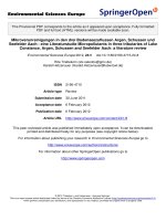 báo cáo hóa học: