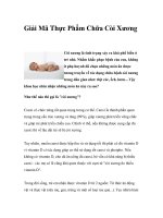 Giải Mã Thực Phẩm Chữa Còi Xương pot