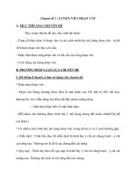 Chuyên đề 1 : LUYỆN VIẾT ĐOẠN VĂN pot