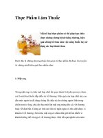 Thực Phẩm Làm Thuốc pdf