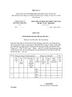 MẪU BÁO CÁO TÌNH HÌNH KHAI BÁO HÓA CHẤT SẢN XUẤT doc