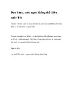 Dưa hành, món ngon không thể thiếu ngày Tết potx