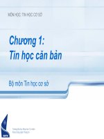 Tin học cơ sở-Chương 1: Bài 4 pot