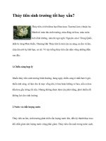 Thủy tiên sinh trưởng tốt hay xấu? pptx