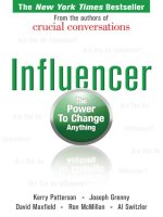 Notes on Influencer by Kerry Patterson_1 doc