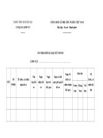 MẪU SỔ THEO DÕI GIẢI QUYẾT HỒ SƠ LĨNH VỰC doc