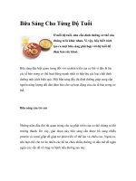 Bữa Sáng Cho Từng Độ Tuổi docx