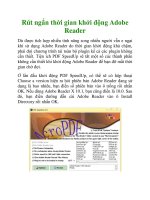 Rút ngắn thời gian khởi động Adobe Reader potx