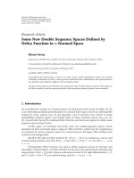 Báo cáo hóa học: 