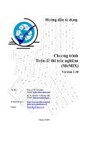 Hướng dẫn sử dụng McMIX Version 1.10 doc