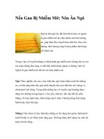 Nếu Gan Bị Nhiễm Mỡ: Nên Ăn Ngô potx