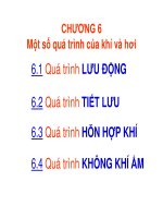 Một số quá trình của khí và hơi