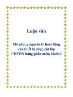 luận văn mô phỏng nguyên lý hoạt động của thiết bị chụp cắt lớp cộng hưởng từ hạt nhân bằng phần mềm mallab