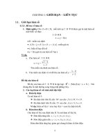 chương 1 giới hạn liên tục