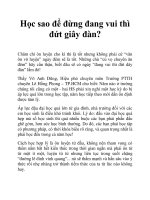 Học sao để đừng đang vui thì đứt giây đàn? pot