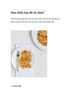 Rau chiên bạn đã ăn chưa? pdf