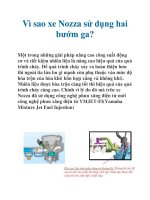Vì sao xe Nozza sử dụng hai bướm ga? doc
