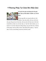 9 Phương Pháp Tự Giảm Béo Hiệu Quả ppt