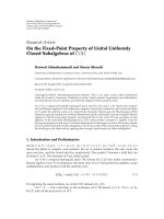 Báo cáo hóa học: 