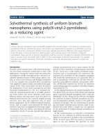 Báo cáo hóa học: 