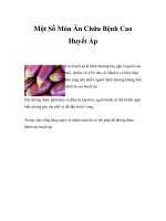 Một Số Món Ăn Chữa Bệnh Cao Huyết Áp potx