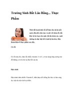 Trường Sinh Bất Lão Bằng... Thực Phẩm docx