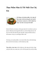 Thực Phẩm Màu Gì Tốt Nhất Cho Chị Em pdf