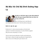 Bà Bầu Và Chế Độ Dinh Dưỡng Hợp Lý pdf