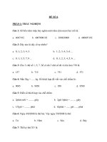 ĐỀ SỐ 4 PHẦN pptx