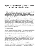 BỆNH NGUY HIỂM DO VI KHUẨN TRÊN CÁ RÔ PHI VÀ ĐIÊU HỒNG doc