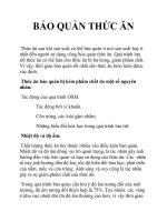 BẢO QUẢN THỨC ĂN pot