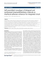 Báo cáo hóa học: 