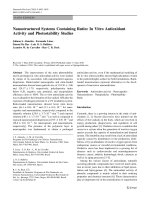 Báo cáo hóa học: 