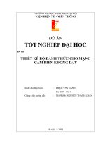 thiết kế bộ đánh thức cho mạng cảm biến không dây