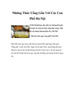 Những Thức Uống Gắn Với Các Con Phố Hà Nội pdf