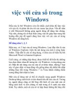 việc với cửa sổ trong Windows potx