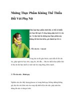 Những Thực Phẩm Không Thể Thiếu Đối Với Phụ Nữ potx