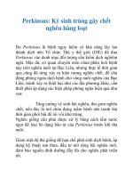 Perkinsus: Ký sinh trùng gây chết nghêu hàng loạt potx