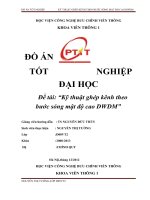 Kỹ thuật ghép kênh theo bước sóng mật độ cao DWDM